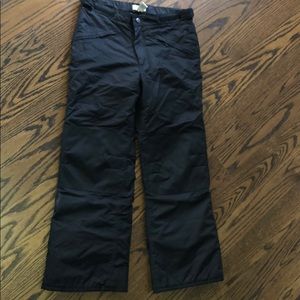 black snow pants for kids - extra large